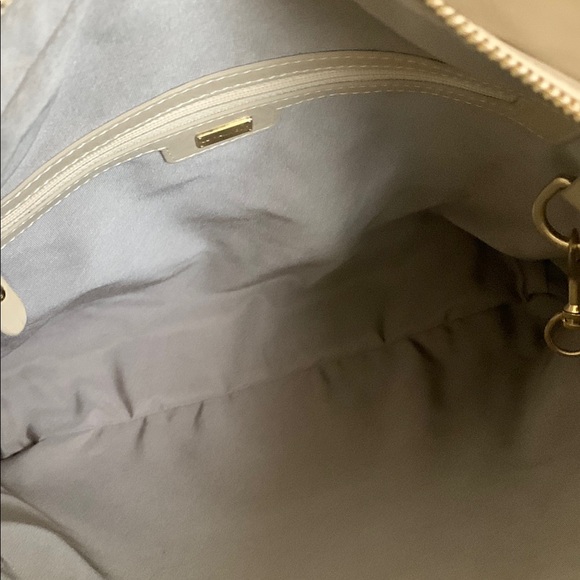 Le Tanneur Beige Woven Leather Tote - Picture 8 of 13